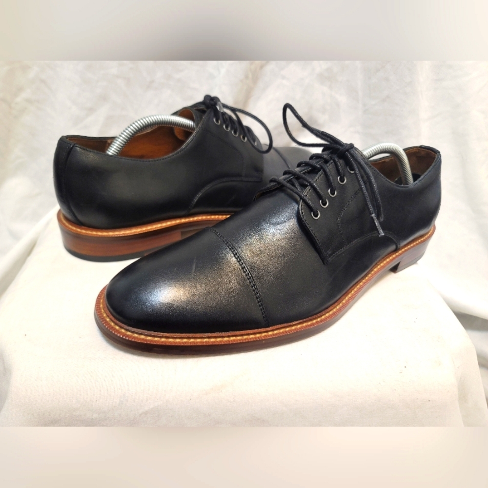 BLAKE MCKAY T9 MENS LEATHER OXFORD DRESS SHOES Sz 9.5